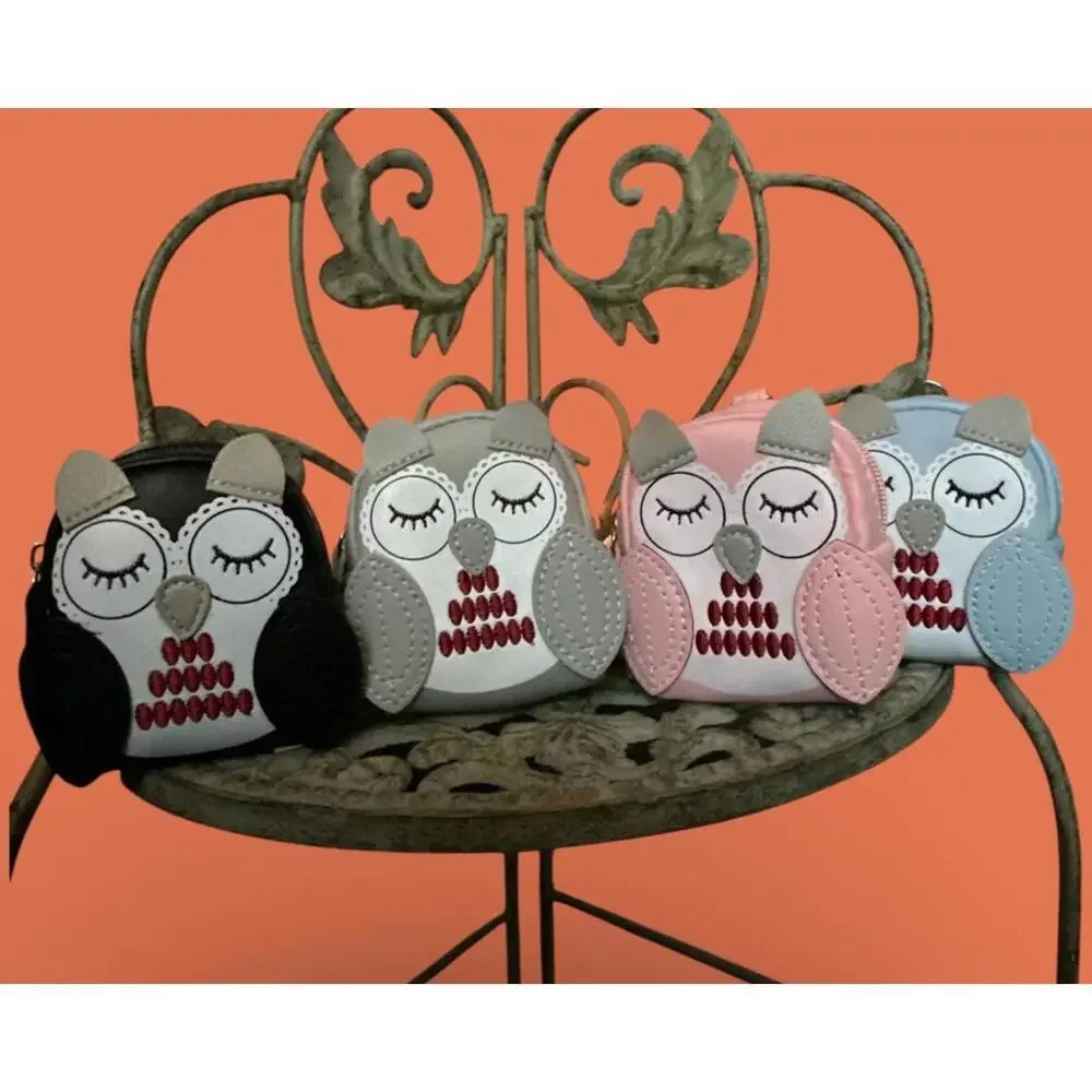 Cute Owl Crossbody Bag - Black, Gray, or Blue Your choice of color